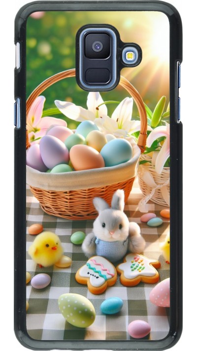 Samsung Galaxy A6 Case Hülle - Ostern 2025 Osterkorb