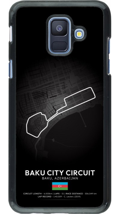 Samsung Galaxy A6 Case Hülle - F1 Track 2025 Azerbaijan