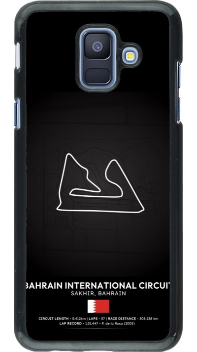 Samsung Galaxy A6 Case Hülle - F1 Track 2025 Bahrain