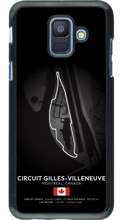 Samsung Galaxy A6 Case Hülle - F1 Track 2025 Canada