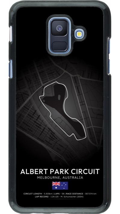 Samsung Galaxy A6 Case Hülle - F1 Track 2025 Melbourne