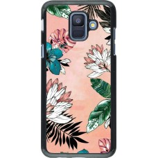 Samsung Galaxy A6 Case Hülle - Flowers Artprint