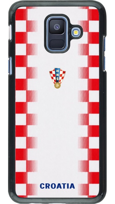 Coque Samsung Galaxy A6 - Maillot de football Croatie 2026 personnalisable