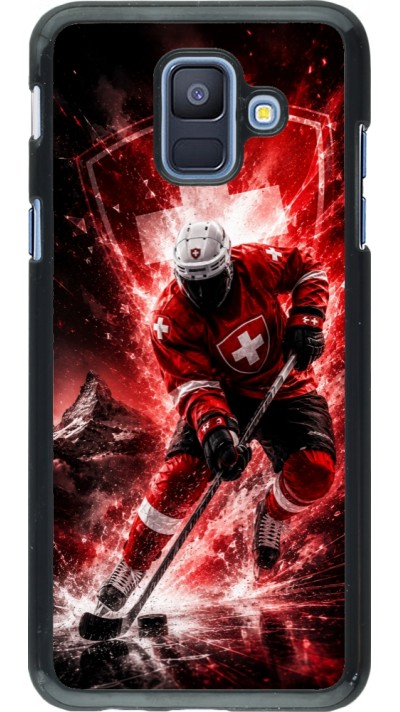 Samsung Galaxy A6 Case Hülle - Hockey World Championship Player