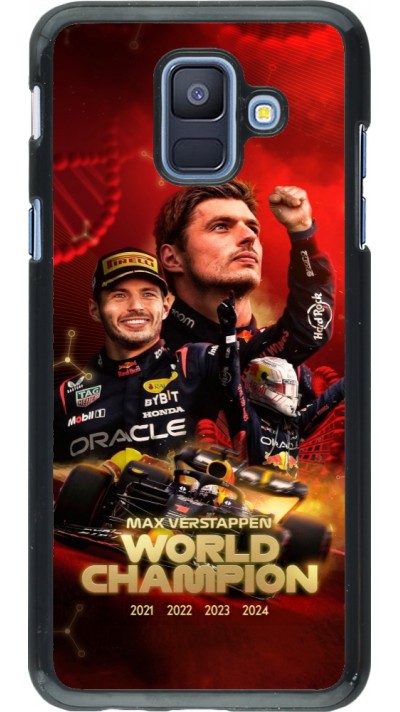 Coque Samsung Galaxy A6 - Max Verstappen Champion 2023