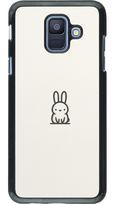 Coque Samsung Galaxy A6 - Minimal bunny cutie