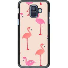Coque Samsung Galaxy A6 - Pink Flamingos Pattern