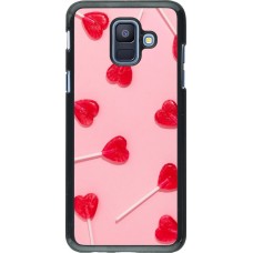 Samsung Galaxy A6 Case Hülle - Saint Valentines Day 26 Lollipop