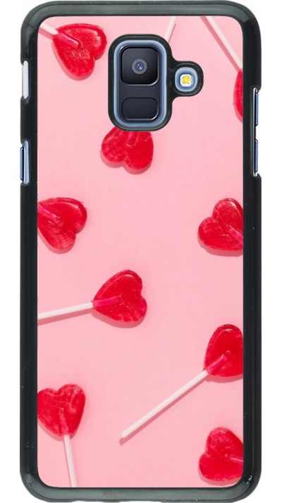Samsung Galaxy A6 Case Hülle - Saint Valentines Day 26 Lollipop