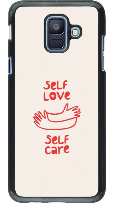 Samsung Galaxy A6 Case Hülle - Saint Valentines Day 26 Self love self care