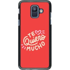 Samsung Galaxy A6 Case Hülle - Saint Valentines Day 26 Te quiero mucho