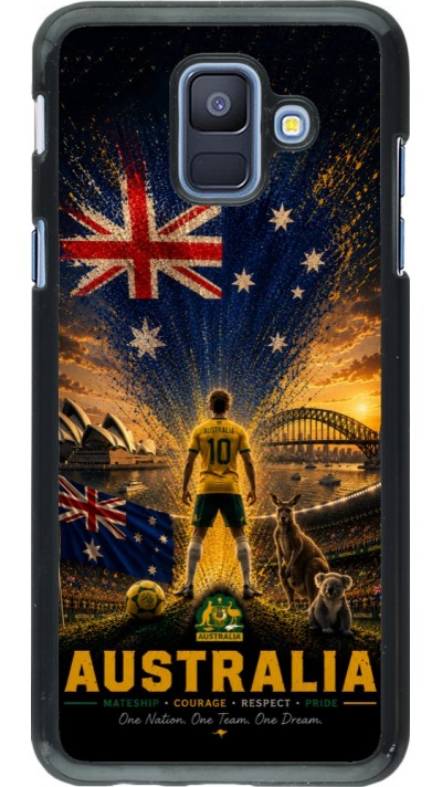 Coque Samsung Galaxy A6 - Football Australie splash 2026