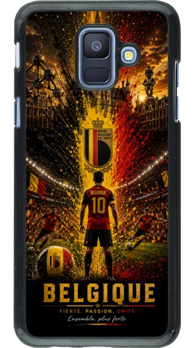 Coque Samsung Galaxy A6 - Football Belgique splash 2026