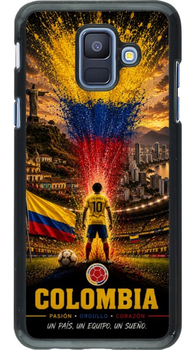 Coque Samsung Galaxy A6 - Football Colombie splash 2026