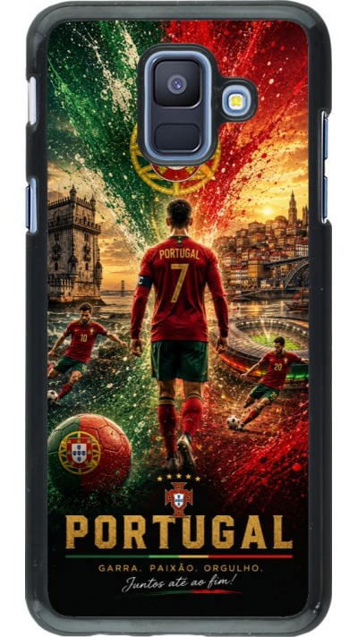 Coque Samsung Galaxy A6 - Football Portugal splash 2026