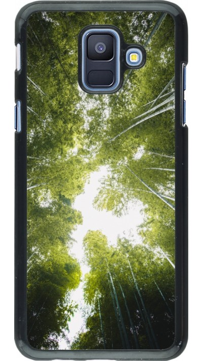 Samsung Galaxy A6 Case Hülle - Spring 23 forest blue sky