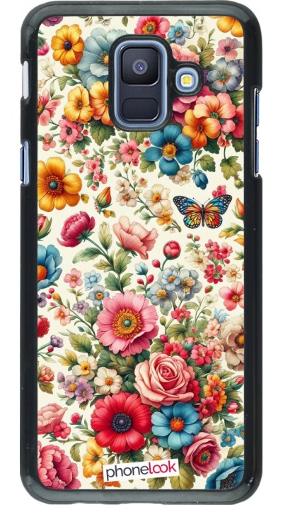 Samsung Galaxy A6 Case Hülle - Spring 25 fruehling bluetend
