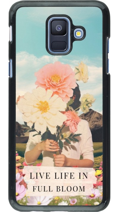 Samsung Galaxy A6 Case Hülle - Live life in full moon Spring 2026
