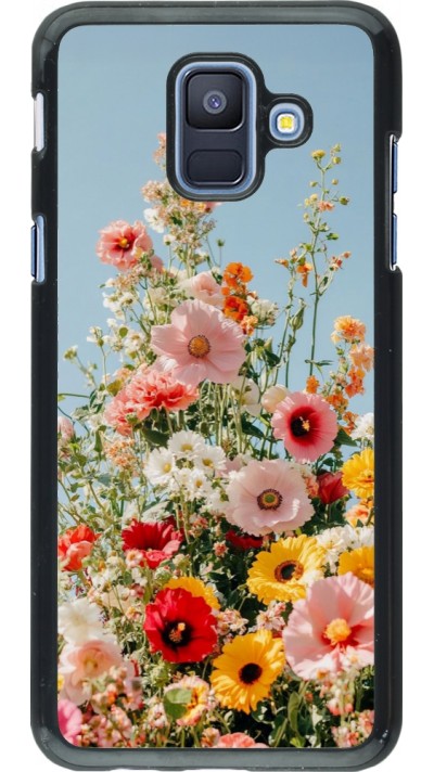 Samsung Galaxy A6 Case Hülle - Spring flowers Spring 2026