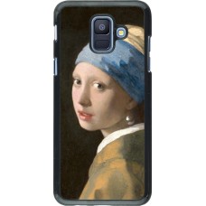 Samsung Galaxy A6 Case Hülle - Kunstbild - Das Mädchen mit dem Perlenohrring - Jan Vermeer