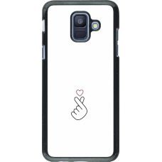 Samsung Galaxy A6 Case Hülle - Valentine 2024 heart by Millennials