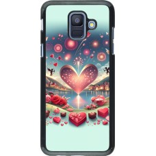 Samsung Galaxy A6 Case Hülle - Valentin 2025 Schick