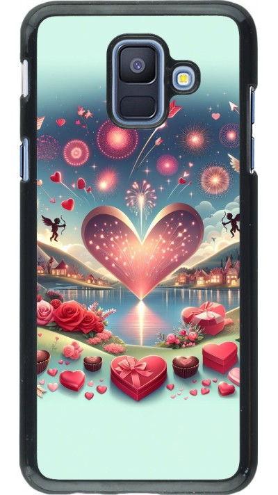 Samsung Galaxy A6 Case Hülle - Valentin 2025 Schick