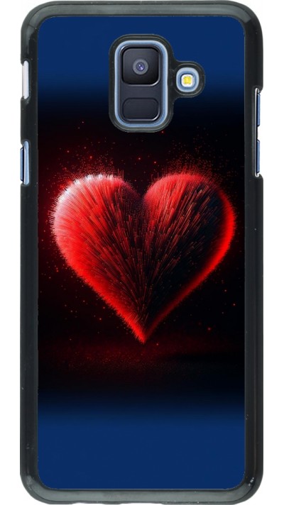 Samsung Galaxy A6 Case Hülle - Valentin 2025 rotes Herz