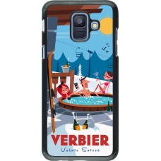 Samsung Galaxy A6 Case Hülle - Verbier Mountain Jacuzzi
