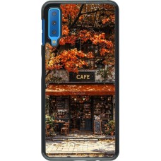 Samsung Galaxy A7 Case Hülle - Autumn 25 Coffee shop