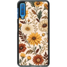Samsung Galaxy A7 Case Hülle - Autumn 25 Flower pattern
