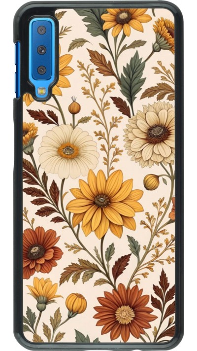 Samsung Galaxy A7 Case Hülle - Autumn 25 Flower pattern