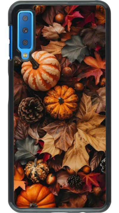 Samsung Galaxy A7 Case Hülle - Autumn 25 Pumpkin