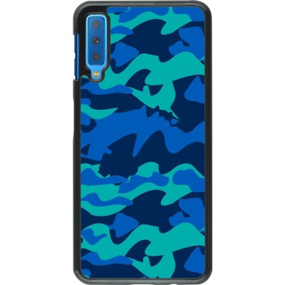 Hülle Samsung Galaxy A7 - Camo Blue