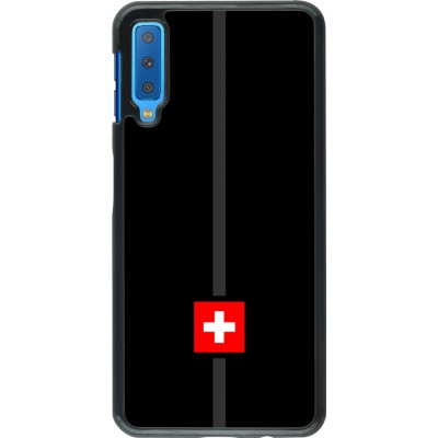 Samsung Galaxy A7 Case Hülle - Kanton CH schwarz