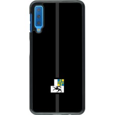 Samsung Galaxy A7 Case Hülle - Kanton GR schwarz