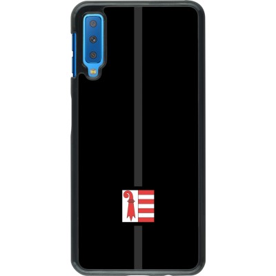 Samsung Galaxy A7 Case Hülle - Kanton JU schwarz