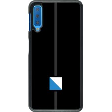 Samsung Galaxy A7 Case Hülle - Kanton ZH schwarz