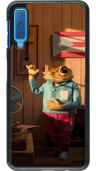 Samsung Galaxy A7 Case Hülle - Dancing frog DTMF