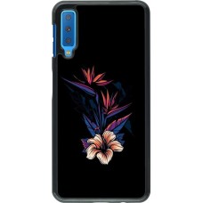 Hülle Samsung Galaxy A7 - Dark Flowers