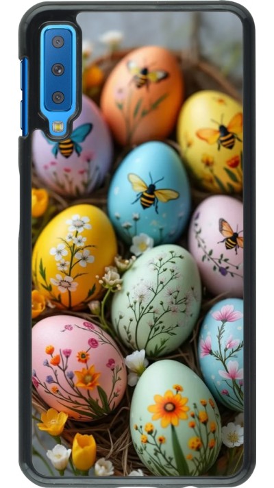 Samsung Galaxy A7 Case Hülle - Easter 2026 Eggs with bees