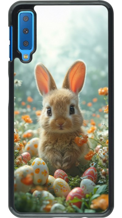 Samsung Galaxy A7 Case Hülle - Easter 2026 Rabbit in the garden
