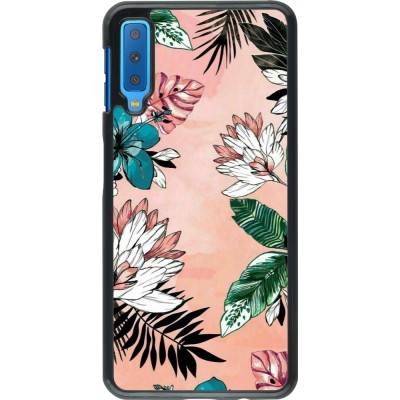 Samsung Galaxy A7 Case Hülle - Flowers Artprint
