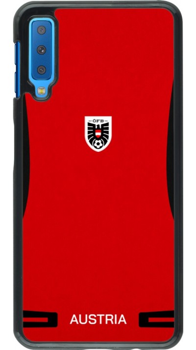 Samsung Galaxy A7 Case Hülle - O?sterreich 2026 personalisierbares Fussballtrikot