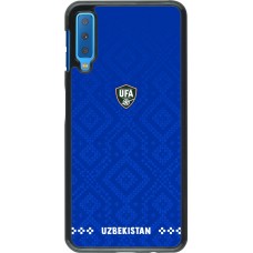Samsung Galaxy A7 Case Hülle - Usbekistan 2026 personalisierbares Fussballtrikot