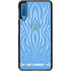 Samsung Galaxy A7 Case Hülle - Demokratische Republik Kongo 2026 personalisierbares Fussballtrikot