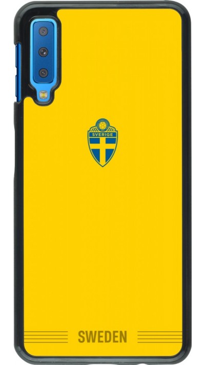 Samsung Galaxy A7 Case Hülle - Schweden 2026 personalisierbares Fussballtrikot