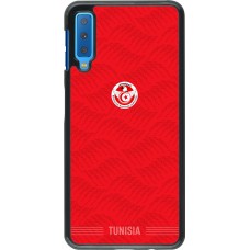Samsung Galaxy A7 Case Hülle - Tunesien 2026 personalisierbares Fussballtrikot