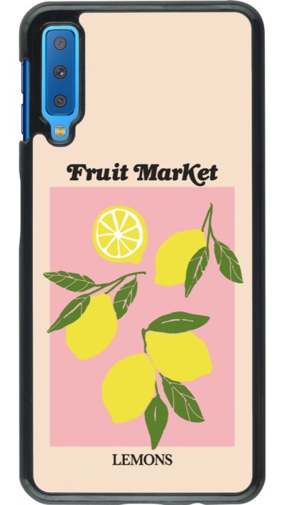Samsung Galaxy A7 Case Hülle - Fruit market lemons 2026