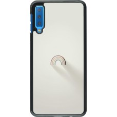 Samsung Galaxy A7 Case Hülle - Mini Regenbogen Minimal